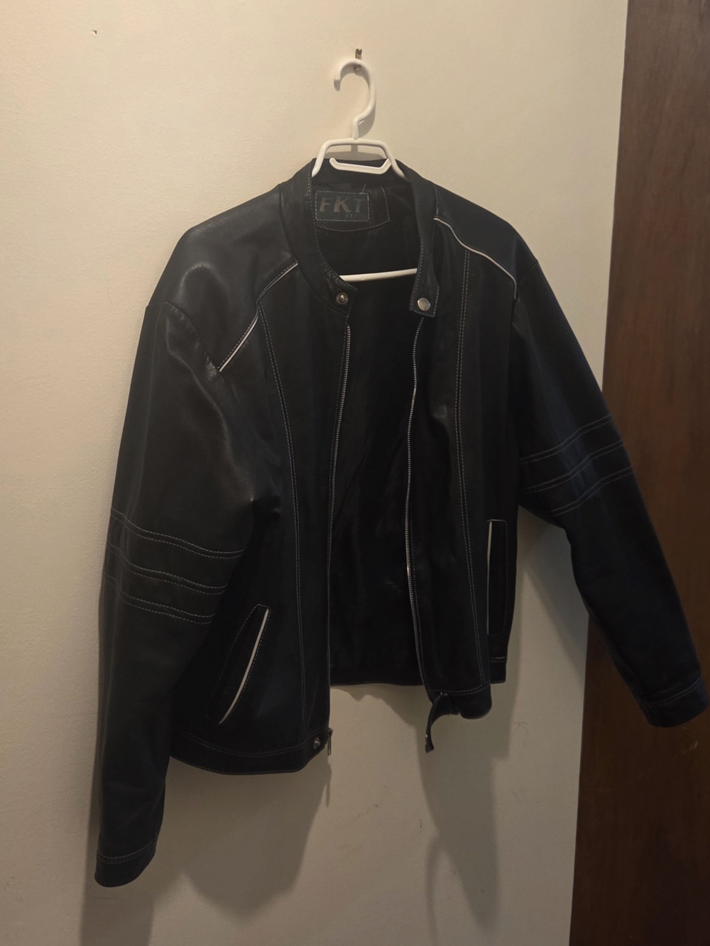 Men's Black Leather Jacket